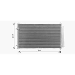 AVA AC Condenser AVA QUALITY COOLING TO5773D OE Ref 8846012590