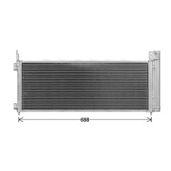 AVA AC Condenser AVA QUALITY COOLING TO5779D OE Ref 8846042150