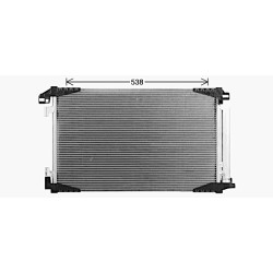 AVA AC Condenser AVA QUALITY COOLING TO5790D OE Ref 88450F4010 AVA QUALITY COOLING
