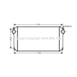 AVA Intercooler AVA QUALITY COOLING TOA4362 OE Ref 17940-0R010