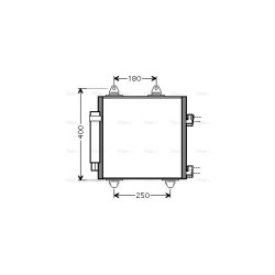 AVA AC Condenser AVA QUALITY COOLING TOA5414D OE Ref 6455.EF