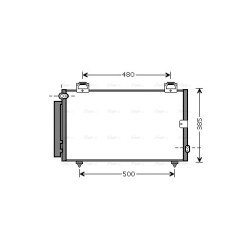 AVA AC Condenser AVA QUALITY COOLING TOA5594D OE Ref 88460-12540