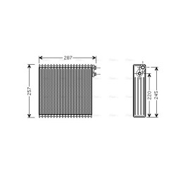 AVA AC Evaporator AVA QUALITY COOLING TOV294 OE Ref 8850102080