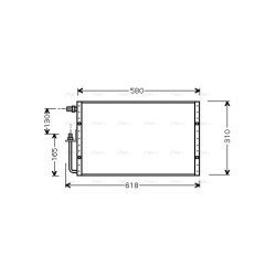 AC Condenser AVA QUALITY COOLING UV5097