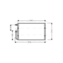 AC Condenser AVA QUALITY COOLING UV5098