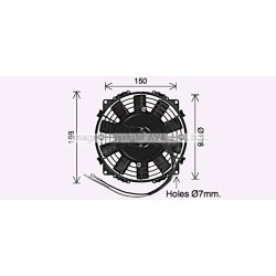 AC Condenser Fan AVA QUALITY COOLING UV7505