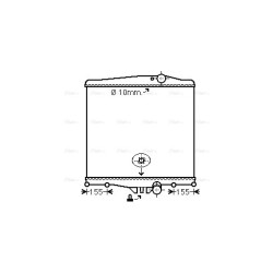 Radiator VOLVO 0536914 AVA QUALITY COOLING VL2041N OE Ref 20482259
