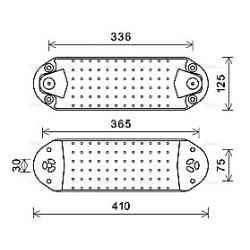 AVA Engine Oil Cooler VOLVO,RENAULT TRUCKS 21160743 AVA QUALITY COOLING VL3075 OE Ref 7421160743