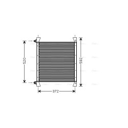 AC Condenser VOLVO 8157212 AVA QUALITY COOLING VL5029 OE Ref 8157212