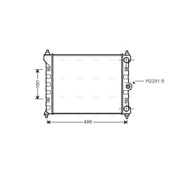 AVA Radiator AVA QUALITY COOLING VN2092 OE Ref 867.121.253 K