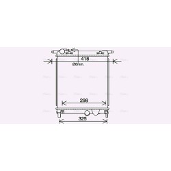 AVA Radiator AVA QUALITY COOLING VN2407 OE Ref 1S0121253AN