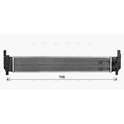 AVA Engine Radiator AVA QUALITY COOLING VN2420 OE Ref 5Q0121251EL