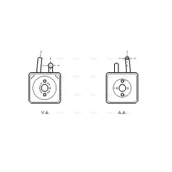 AVA Engine Oil Cooler AVA QUALITY COOLING VN3089 OE Ref 059117021C