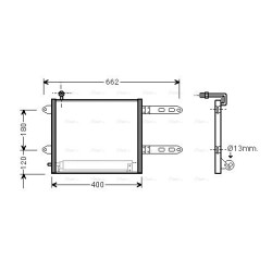 AVA AC Condenser AVA QUALITY COOLING VN5178D OE Ref 6X0.820.413 A
