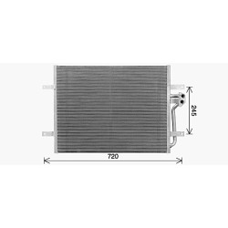 AVA AC Condenser AVA QUALITY COOLING VN5418 OE Ref 5QE816411A