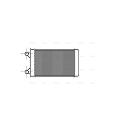 AVA Heater Matrix AVA QUALITY COOLING VN6117 OE Ref 729819032