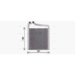 AVA Heater Matrix AVA QUALITY COOLING VN6416 OE Ref 561819031B