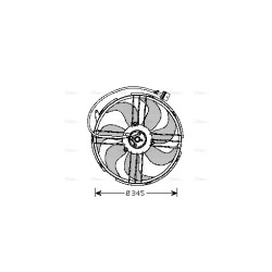 AVA Radiator Fan AVA QUALITY COOLING VN7512 OE Ref 6N0.959.453 P
