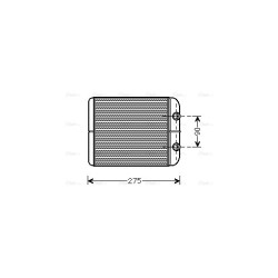 AVA Heater Matrix AVA QUALITY COOLING VNA6301 OE Ref 7L0819031A