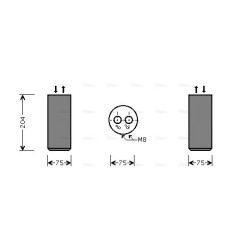 AVA AC Dryer AVA QUALITY COOLING VND053 OE Ref 3B0820189