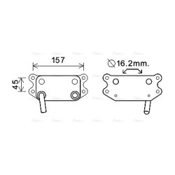 Engine Oil Cooler AVA QUALITY COOLING VO3154 OE Ref 8653372