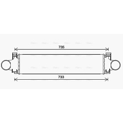 Intercooler AVA QUALITY COOLING VO4296 OE Ref 31474506