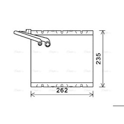AVA AC Evaporator AVA QUALITY COOLING VOV157 OE Ref 31267591