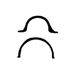 Oil Sump Gasket Set BGA OK5397 OE Ref 7700867461+7700867315