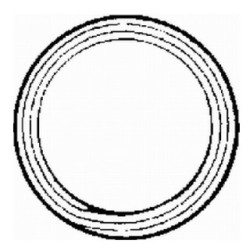 Exhaust Pipe Gasket BGA SP6337 OE Ref 1709.29