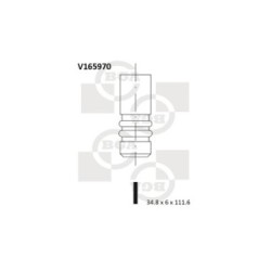 Intake Valve BGA V165970 OE Ref 04667969AB