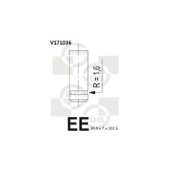 Intake Valve BGA V171036 OE Ref 46462158