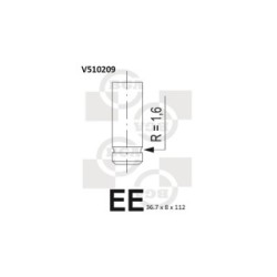 Exhaust Outlet valve BGA V510209 OE Ref 7701467249