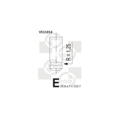 Exhaust Outlet valve BGA V511014 OE Ref 1320200QAN