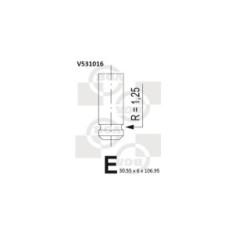 Exhaust Outlet valve BGA V531016 OE Ref 0949.A5