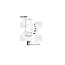 Exhaust Outlet valve BGA V537148 OE Ref 96203976