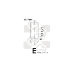 Exhaust Outlet valve BGA V537844 OE Ref 97531046