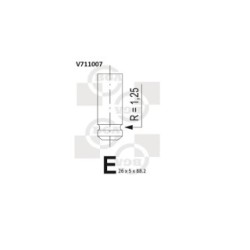 Intake Valve BGA V711007 OE Ref 13711-23030