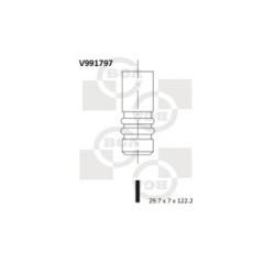 Intake Valve BGA V991797 OE Ref 1121333
