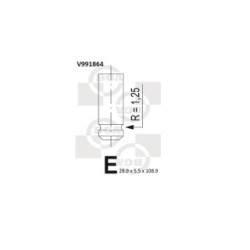 Exhaust Outlet valve BGA V991864 OE Ref 4411049