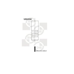 Exhaust Outlet valve BGA V991934 OE Ref 1S6C6505BA