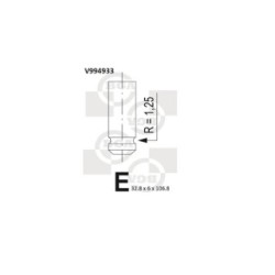 Intake Valve BGA V994933 OE Ref 7701469266