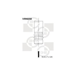 Exhaust Outlet valve BGA V996058 OE Ref OK55112121A