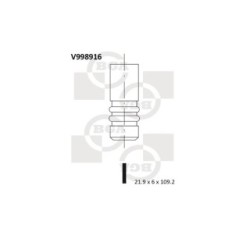 Intake Valve BGA V998916 OE Ref 46518930