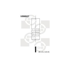 Exhaust Outlet valve BGA V998927 OE Ref 6413.86