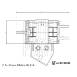 Fuel Filter BLUE PRINT ADBP230040 OE Ref 2240034302 BLUE PRINT