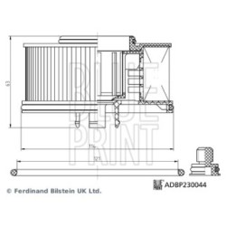 Fuel Filter BLUE PRINT ADBP230044 OE Ref 31920-P2900 BLUE PRINT