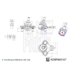 Ball Joint BLUE PRINT ADBP860167 OE Ref 54530-G4BA0 BLUE PRINT
