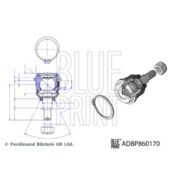 Ball Joint BLUE PRINT ADBP860170 OE Ref 54530-C8500