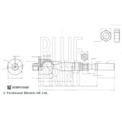 Inner Tie Rod BLUE PRINT ADBP870088 OE Ref D8521-MD00A