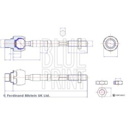 Inner Tie Rod BLUE PRINT ADBP870094 OE Ref 57724-1Y501 BLUE PRINT